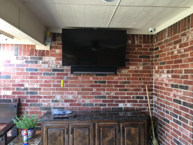 Outdoor TV Installed