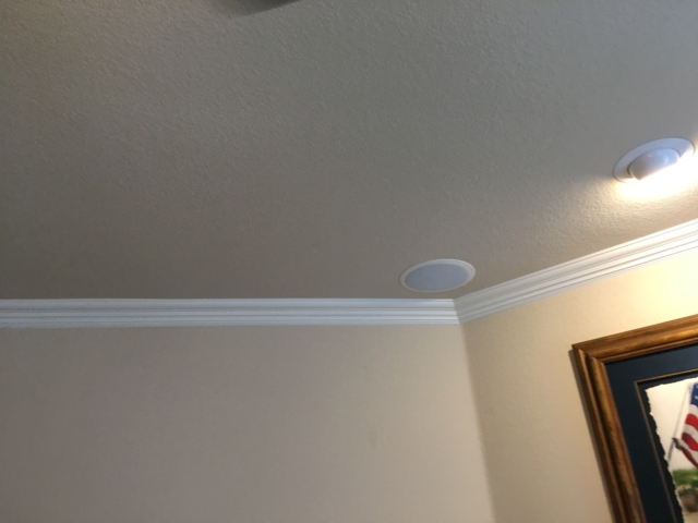 Speaker Installation in Ceiling