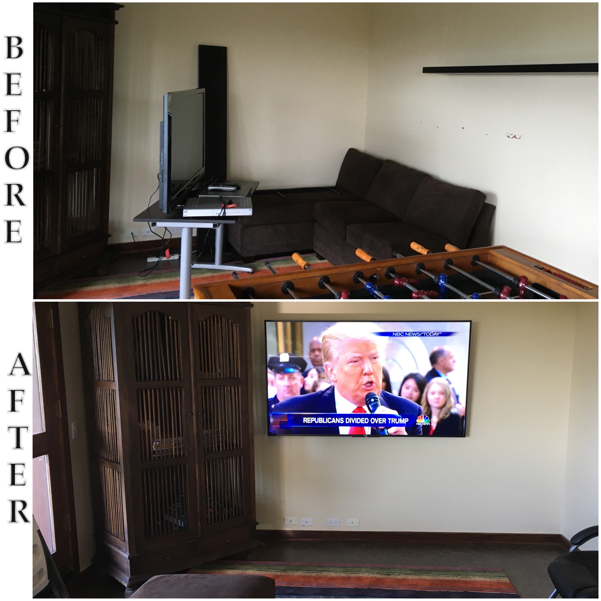 Professional TV Installation Audio Visual Up   Professional TV Installation 1 