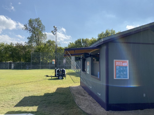 Outdoor Speakers at an Athletic Field